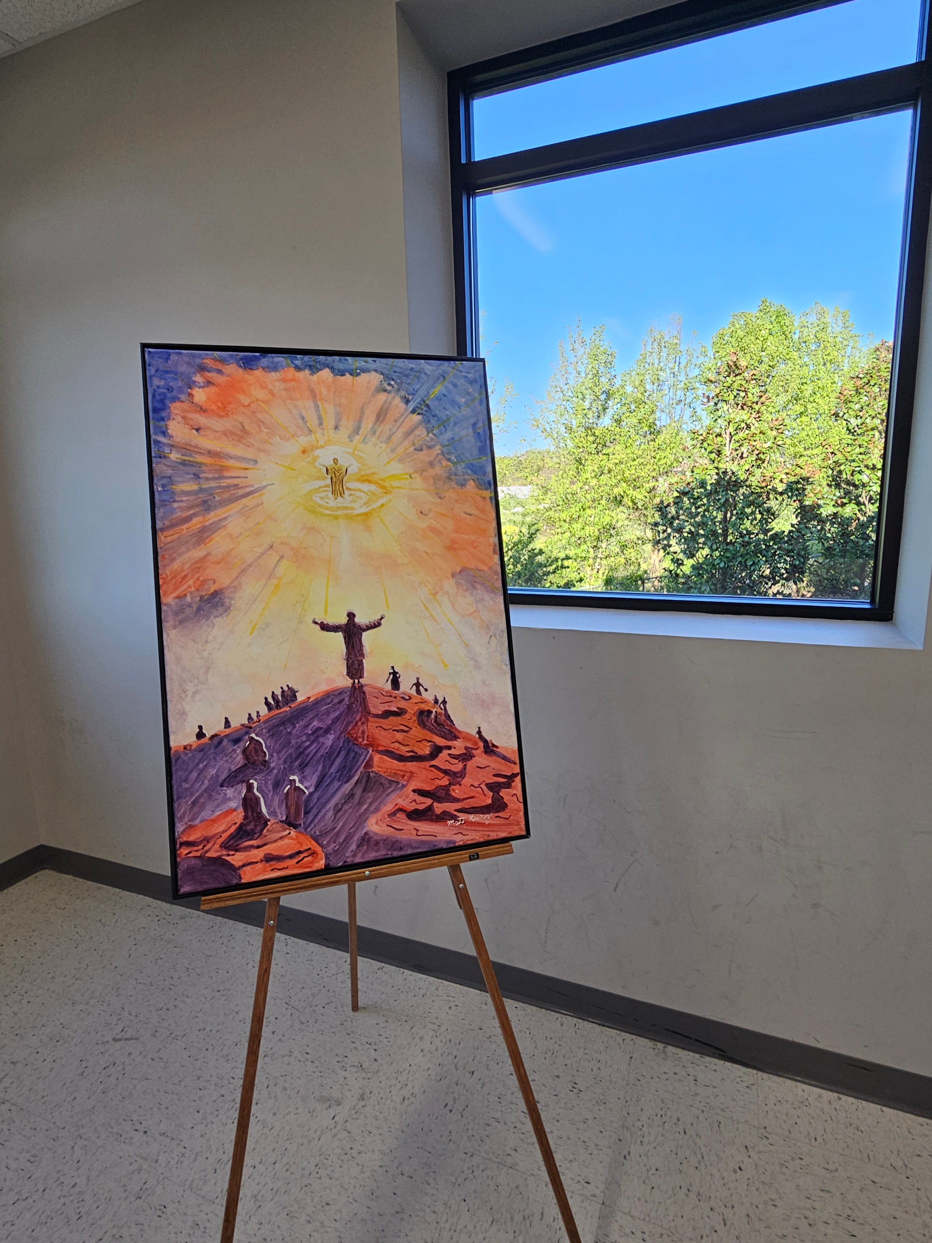 Above Every Name 24x36 Original Watercolor Painting