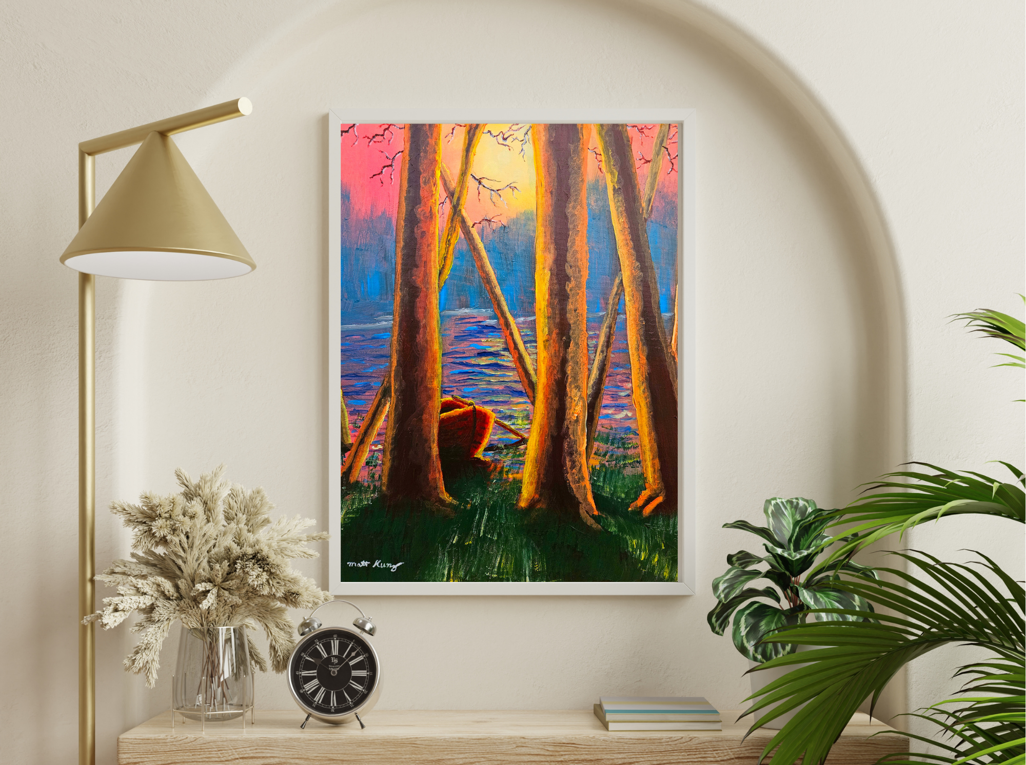 Possibilities - Original 16" by 20" Acrylic on Canvas - Framed